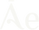 White Logo Short - Ae Botanicals