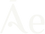 White Logo Short - Ae Botanicals