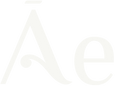 White Logo Short - Ae Botanicals